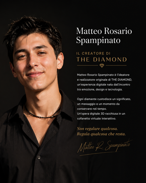 Matteo Rosario Spampinato, creatore di The Diamond