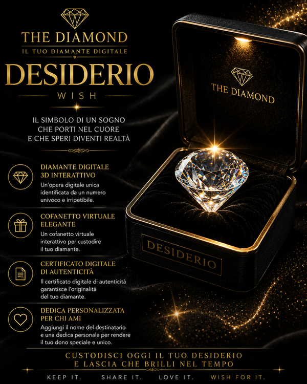 Diamante Desiderio nel cofanetto