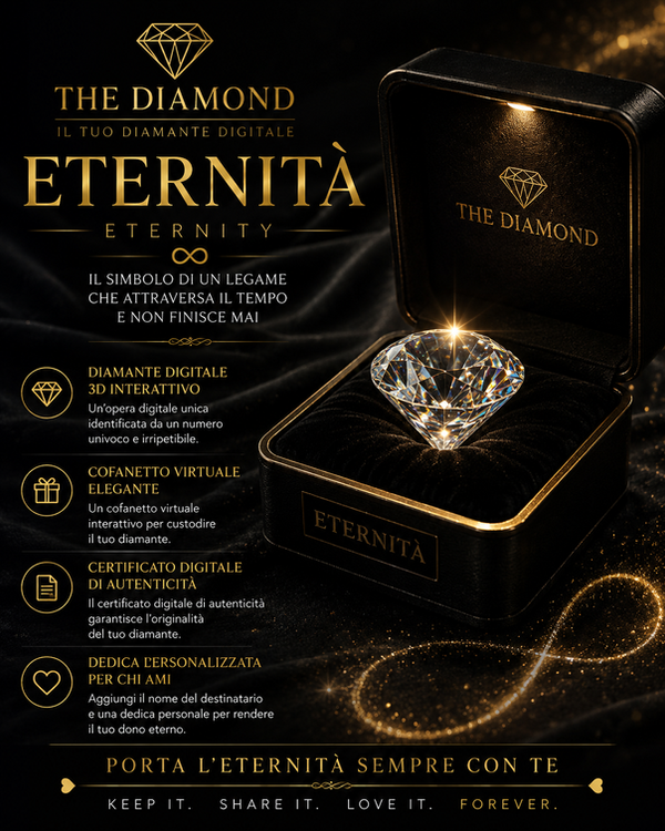 Diamante Eternità nel cofanetto